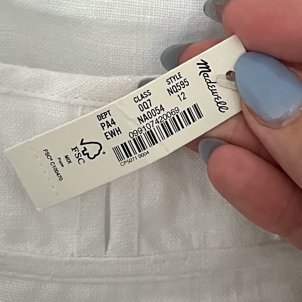 Madewell Georgia Mini Dress w/ pockets - Picture 11 of 11